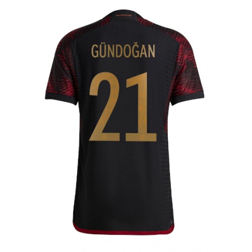 Pánský Fotbalový dres Německo Ilkay Gundogan #21 MS 2022 Venkovní Krátký Rukáv